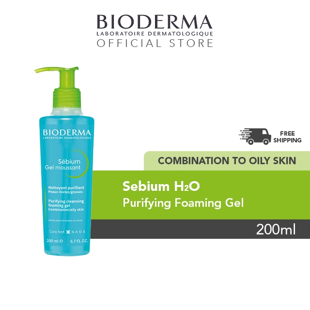 Bioderma Sebium Gel Moussant Purifying Cleansing Foaming Gel 200ml