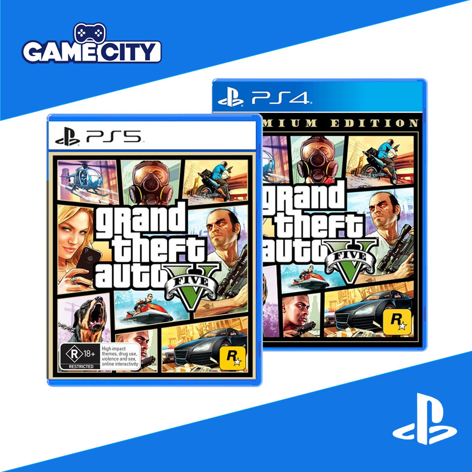 PS4/PS5 GTA 5 Grand Theft Auto V Premium Edition Chi/Eng Version 中文版 |  Shopee Malaysia