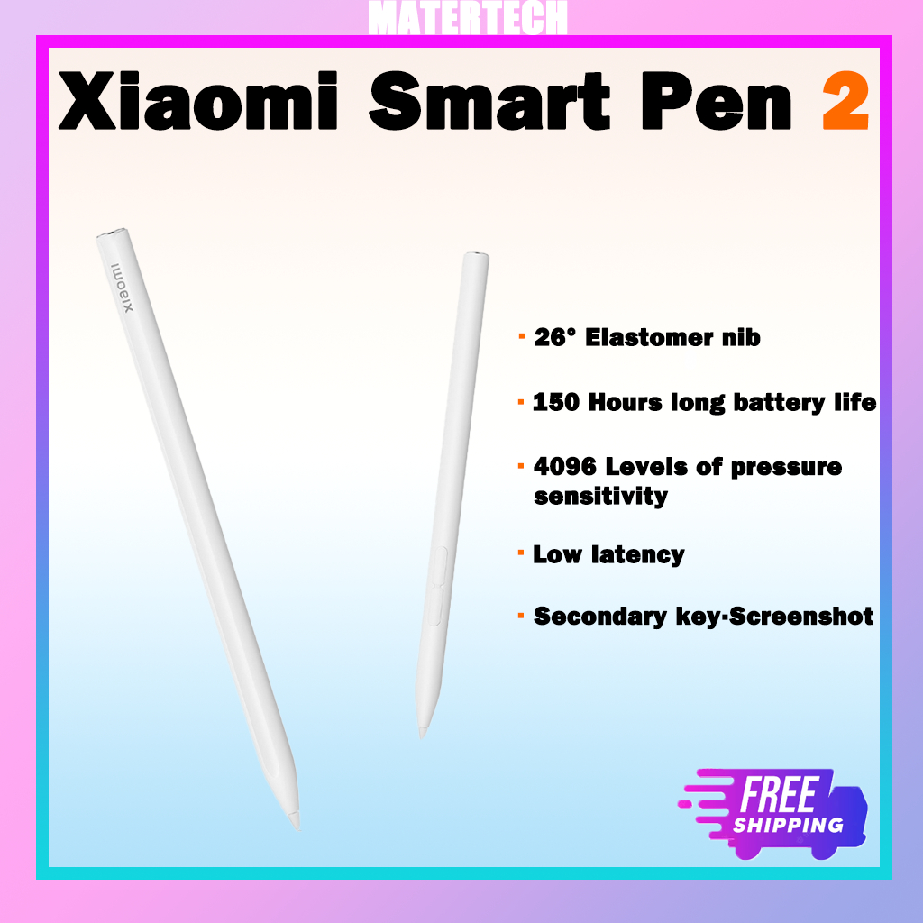 Xiaomi Smart Pen 2 Original Xiaomi Stylus Pen 2nd For Xiaomi Pad 6 / 6 Pro  Mi Pad 5 / 5 Pro