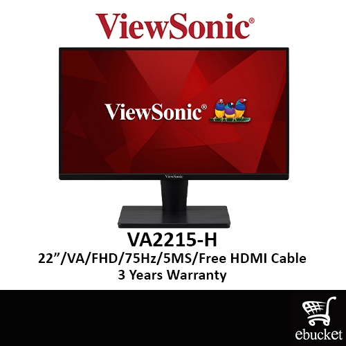 viewsonic 21.5 va2215 h 75hz fhd