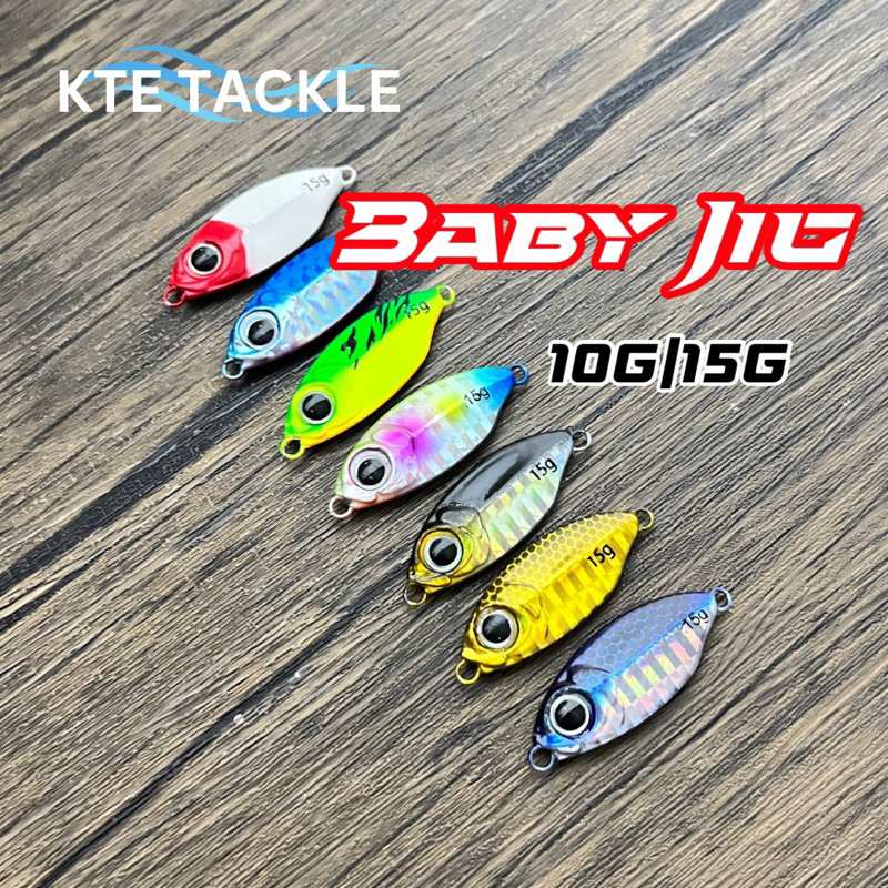 KTE】 Baby Metal Jig 5g/10g/15g Fishing Jug Ikan Jig UL Umpan Tiruan Pancing  Jigging Micro Jig