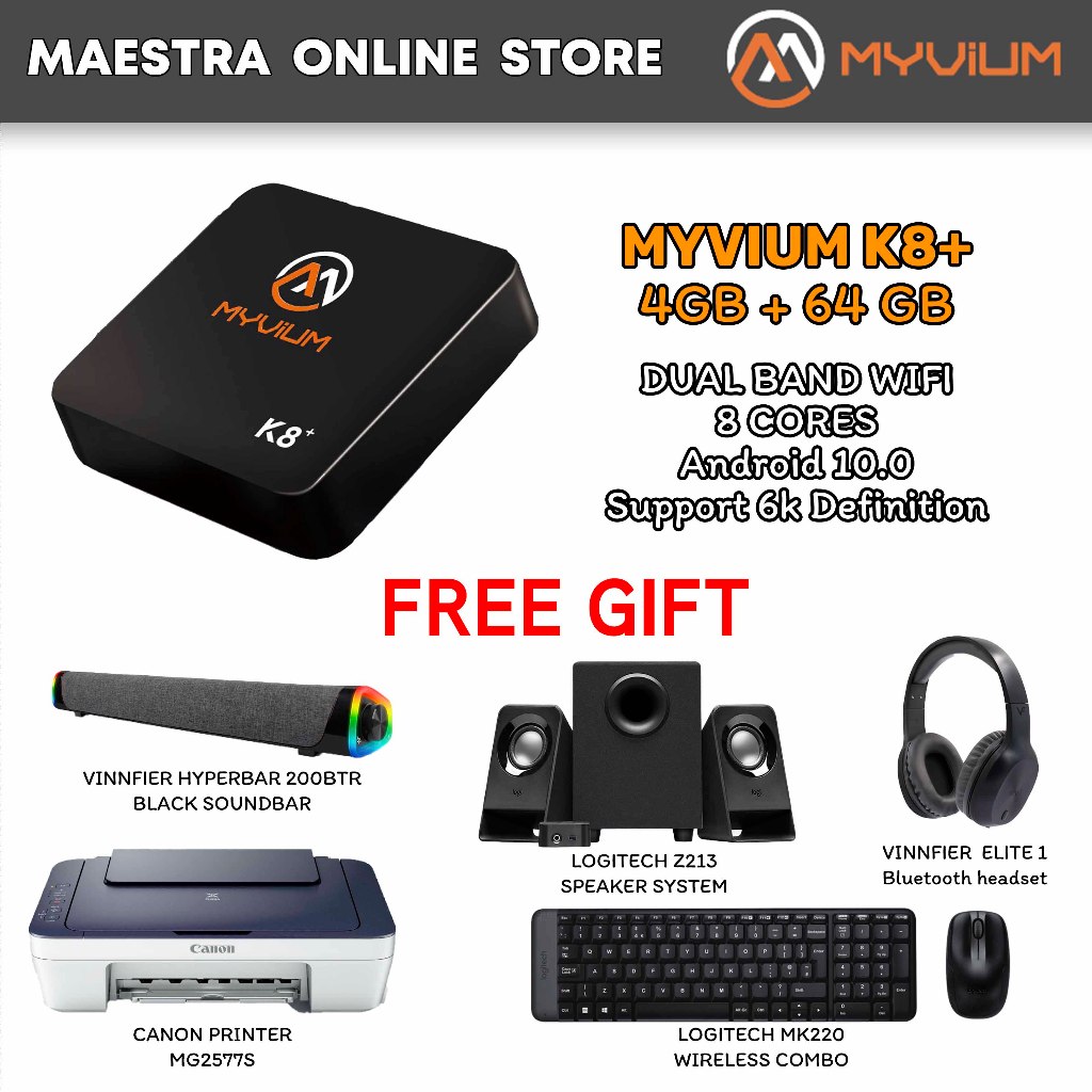 MYVIUM K8+ Tv Box