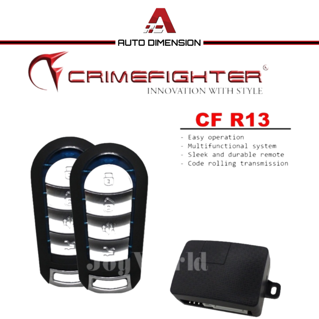 CRIMEFIGHTER CF R13 Universal Basic Keyless Entry One Way Car