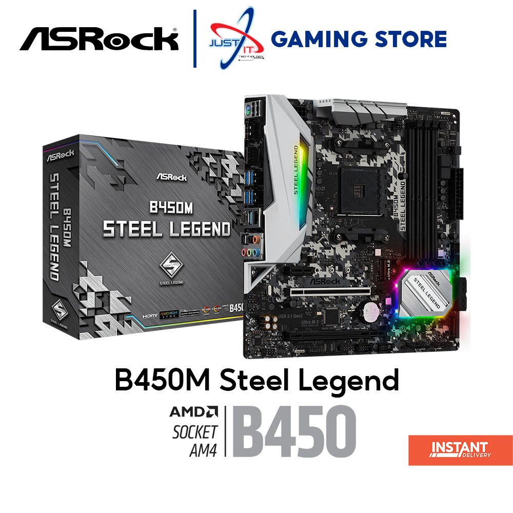 Asrock b450m steel best sale legend am4