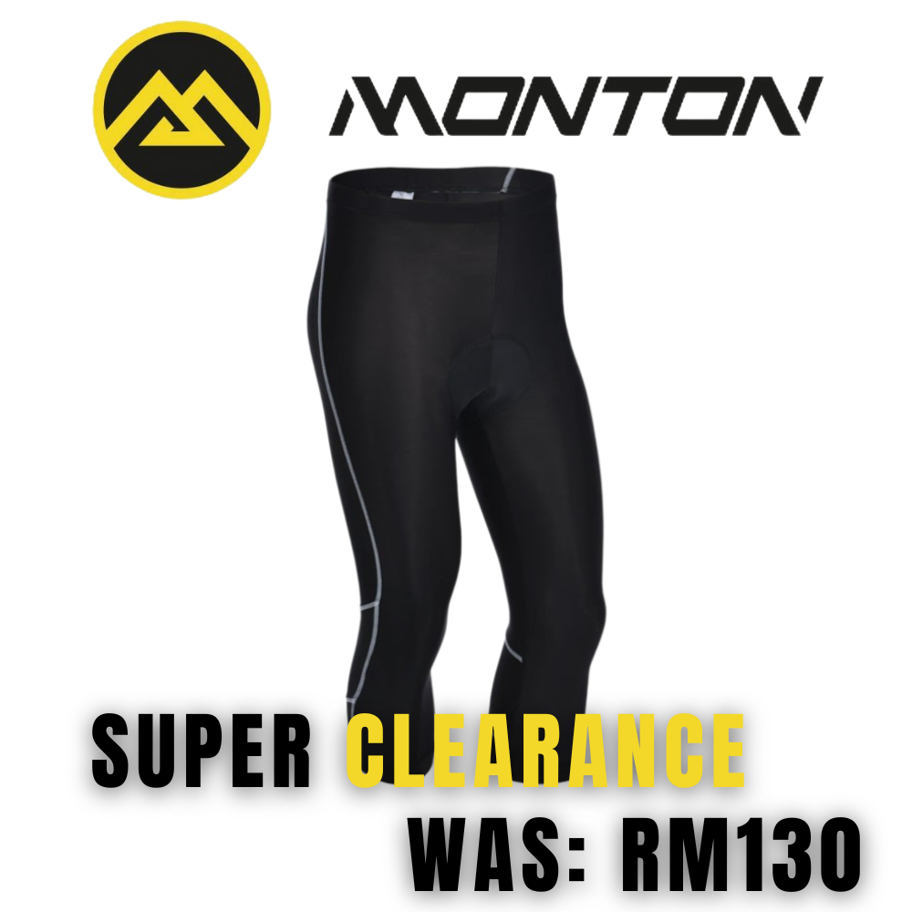 MONTON Cycling Pants Women (Short Pants, Padded) High Compression