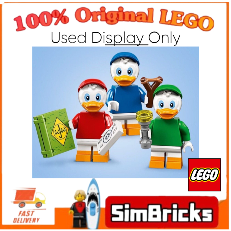 SimBricks Used Lego Minifigures 71024 Disney Series 2 Huey Dewey Louie Shopee Malaysia
