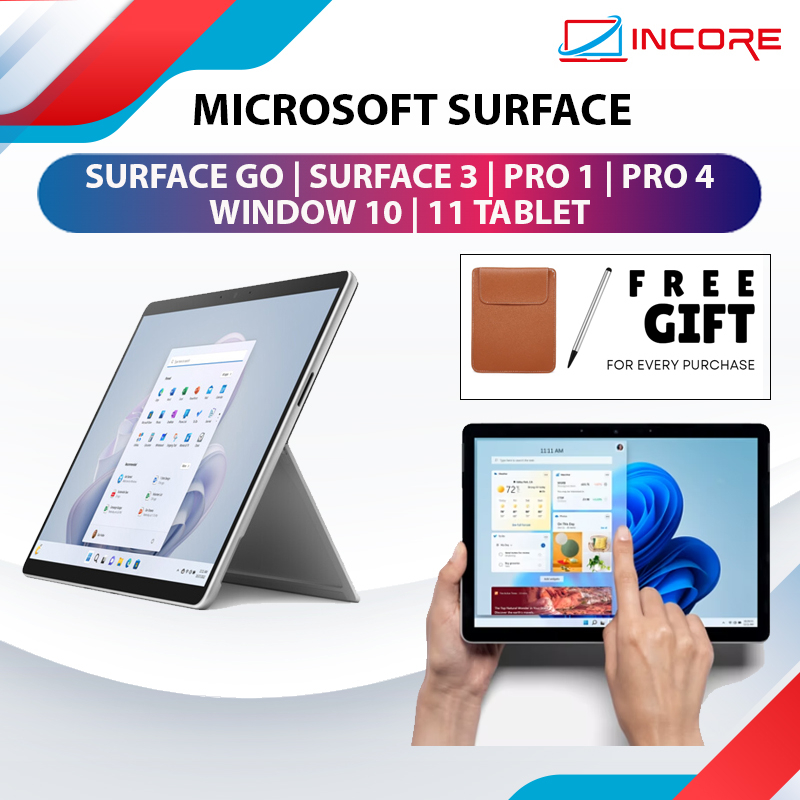 Microsoft Surface 3 / RT / Pro 4 Window Tablet - Intel M3 6th Gen