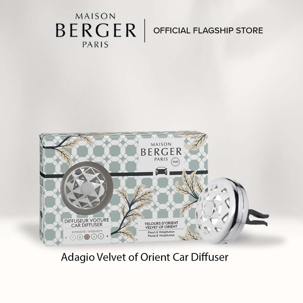 Maison Berger Adagio & Velours D'Orient (diffuser/80ml + candle/80g) - Set