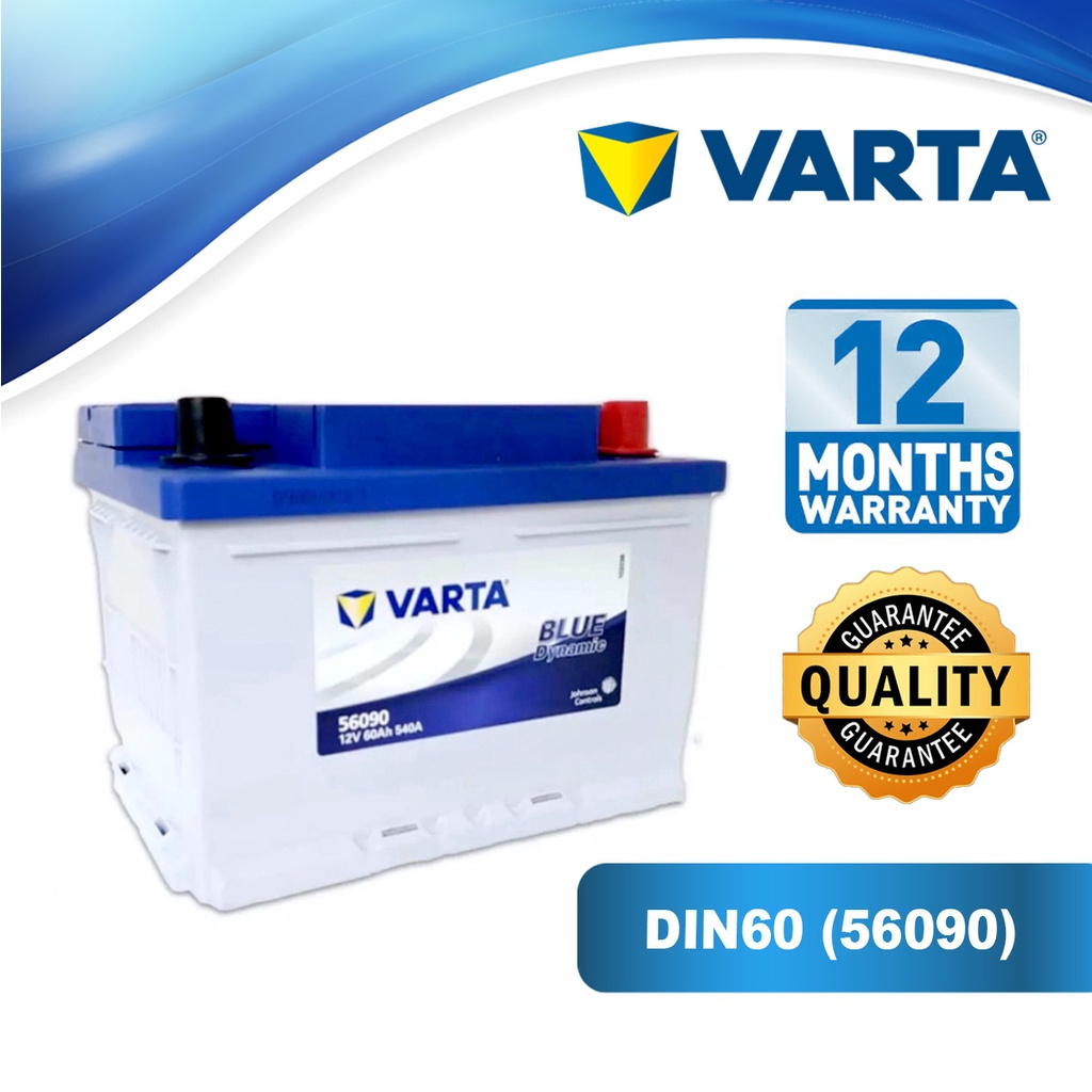 Varta : BATTERY VARTA BLUE DYNAMIC 12V/60AH/540A EN