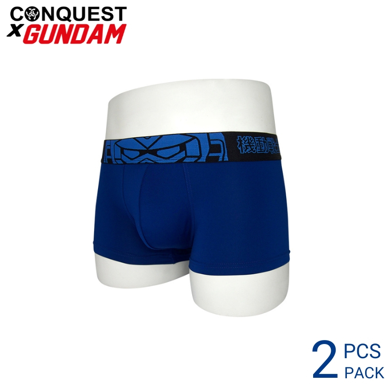 CONQUEST X GUNDAM MEN COTTON SPANDEX TRUNK (2 pcs pack) 