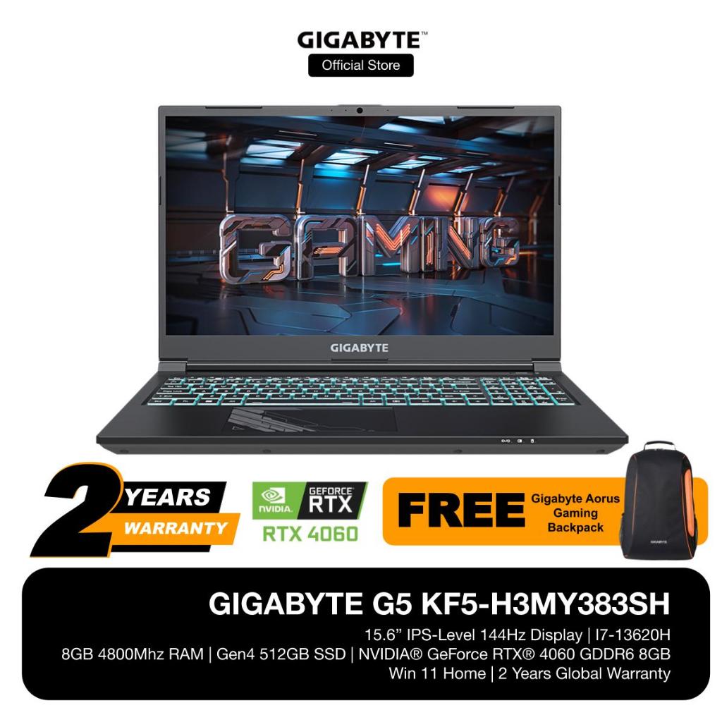 GIGABYTE G5 KF5-H3MY383SH (i7-13620H/8GB 4800MHZ/Gen4 512GB