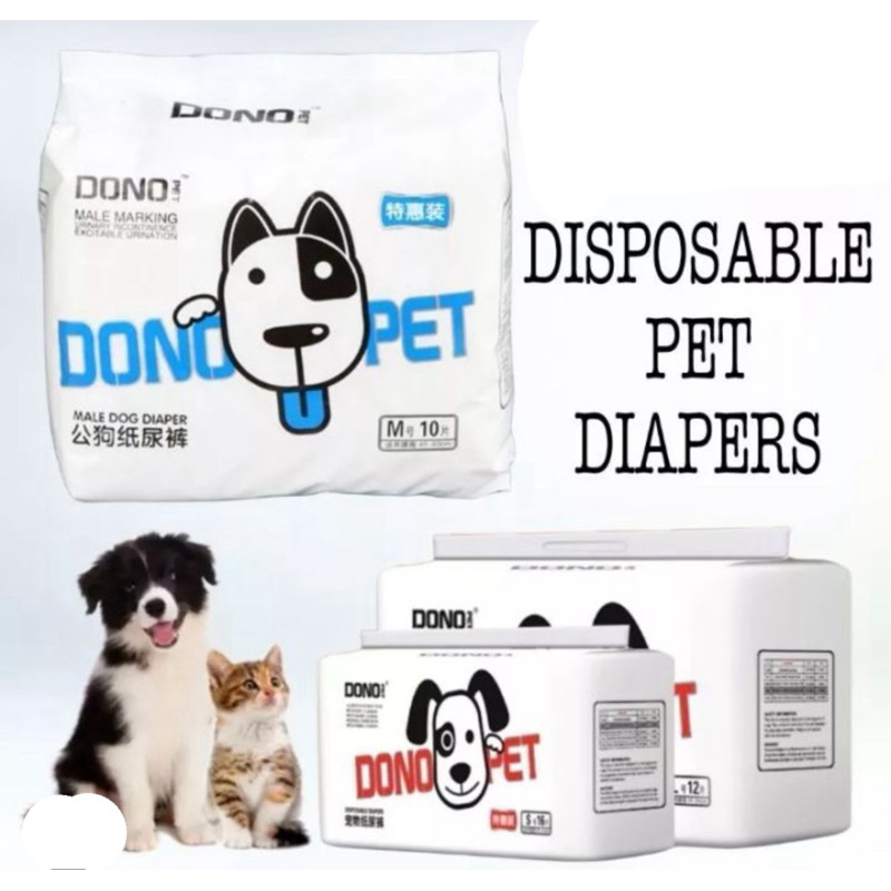 Dog hot sale diapers asda