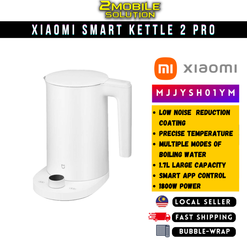 Xiaomi Mijia thermostatic Kettle 2 Pro 1800W adjustable temperature 1.7L  large capacity work with Mijia APP