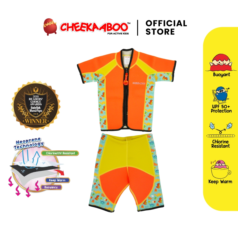 Cheekaaboo: Keep Warm & UV Shield Swimsuit, Swim Aids for Active Kids!