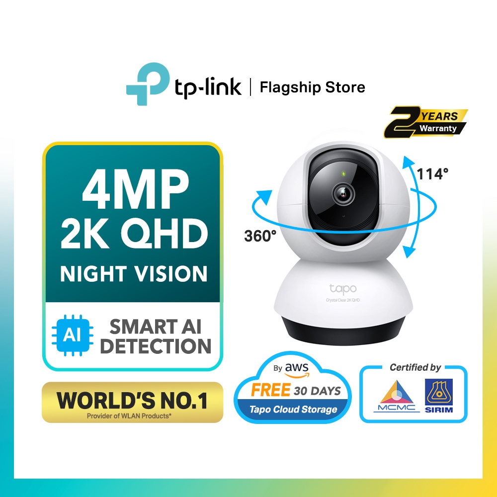 Buy Ipohonline TP-Link Tapo C220 2K 4MP QHD Pan Tilt AI Home Security Wi-Fi  CCTV ONVIF IP Camera online