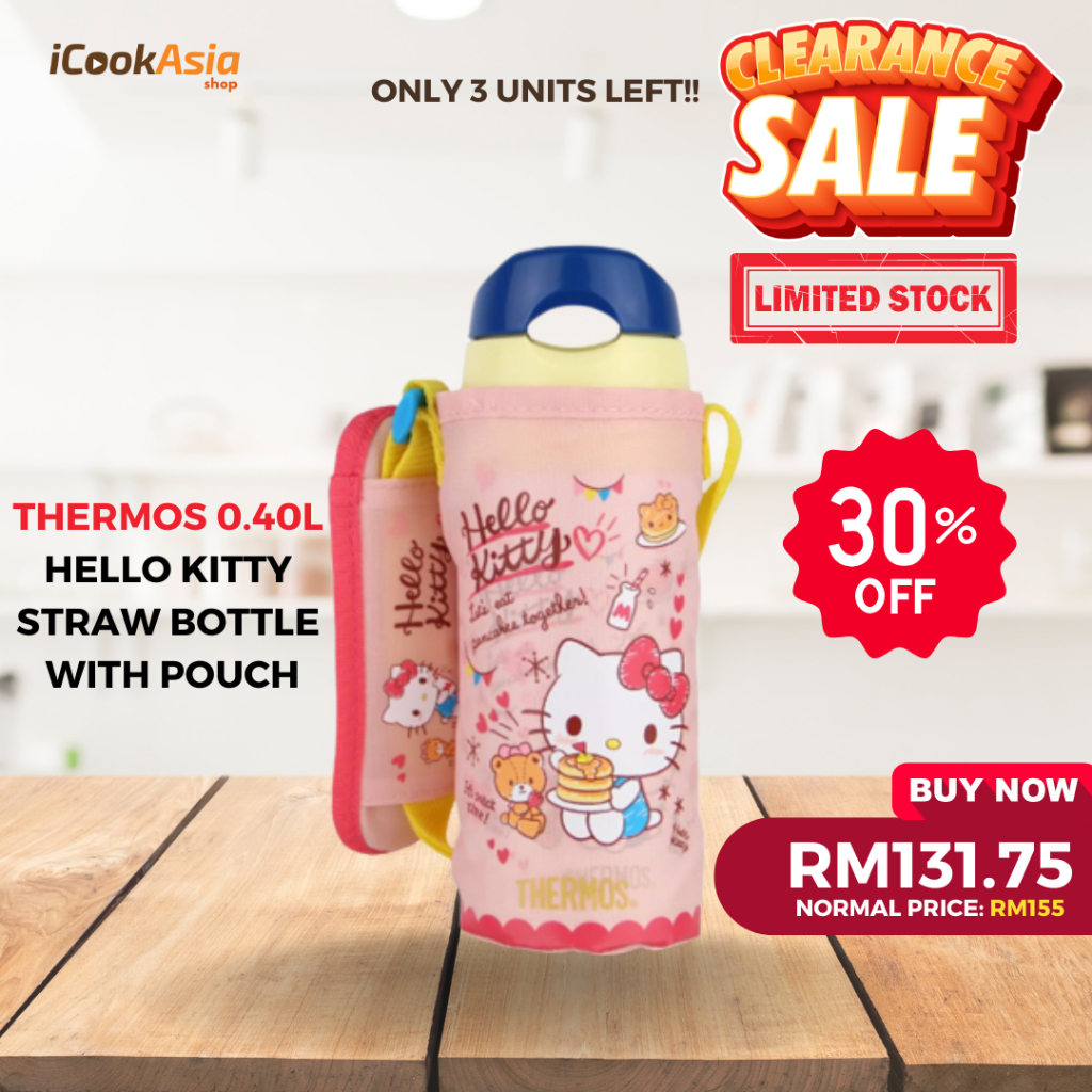 Thermos hello kitty straw 2024 bottle