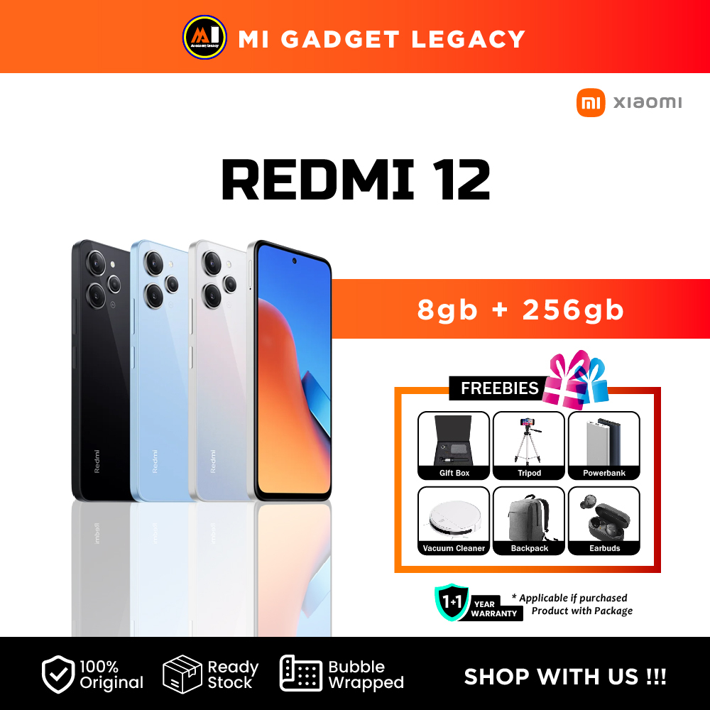REDMI 12 5G Blue (8 GB RAM | 256GB ROM )(6.79 inch) Dual Sim Global Version  
