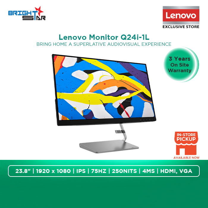 Lenovo Monitor Q24i-1L | Shopee Malaysia
