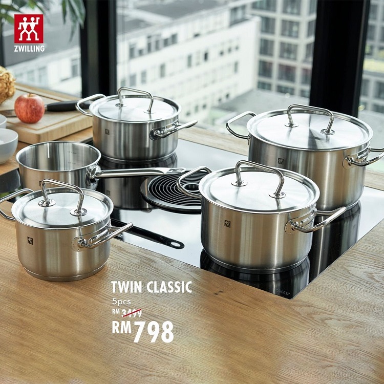 Zwilling: TrueFlow cookware set 5-pcs