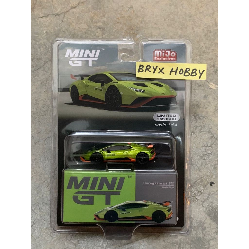 MINIGT 1:64 Lamborghini Huracán STO in Verde Citrea