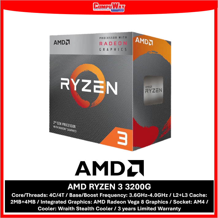 Amd ryzen 3 3.6 ghz hot sale