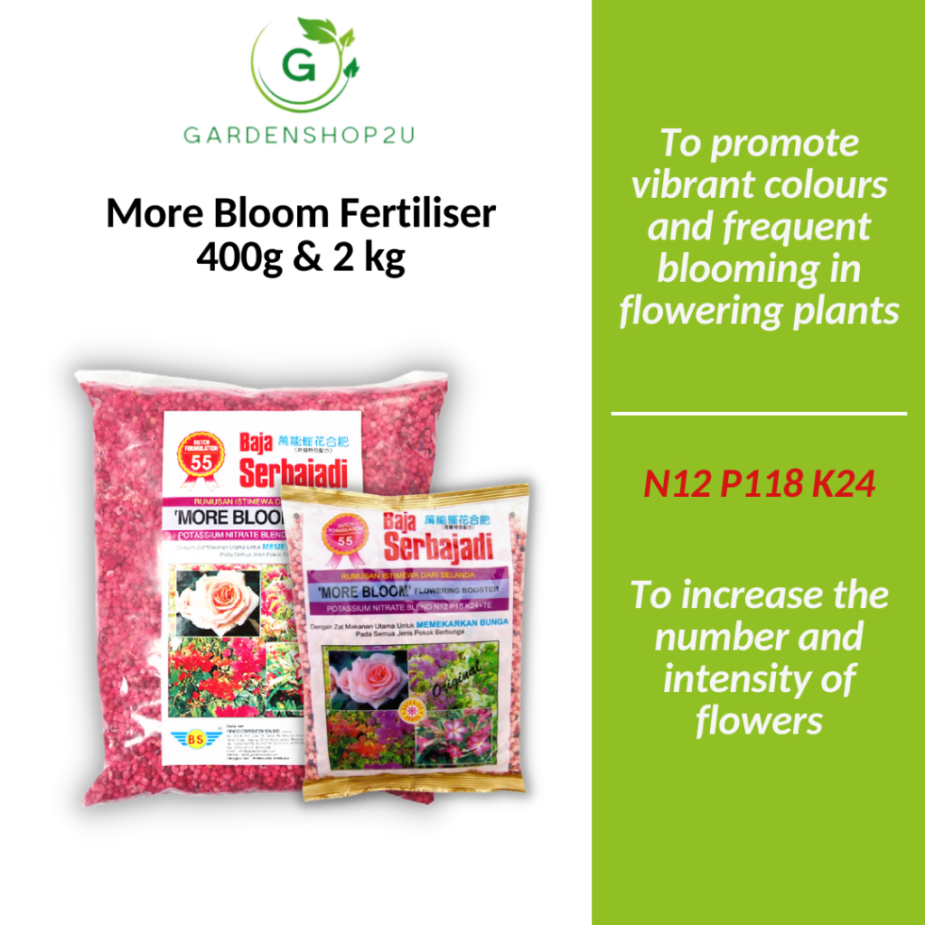 Serbajadi Morebloom 55 Flower Booster Fertiliser | To make the