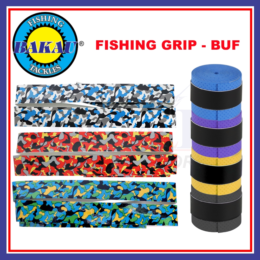 Bakau Fishing Grip BUF/BUC Fishing Rod Grip Handle Anti-Slippery Wrap  Pembalut Pemegang Joran Pancing