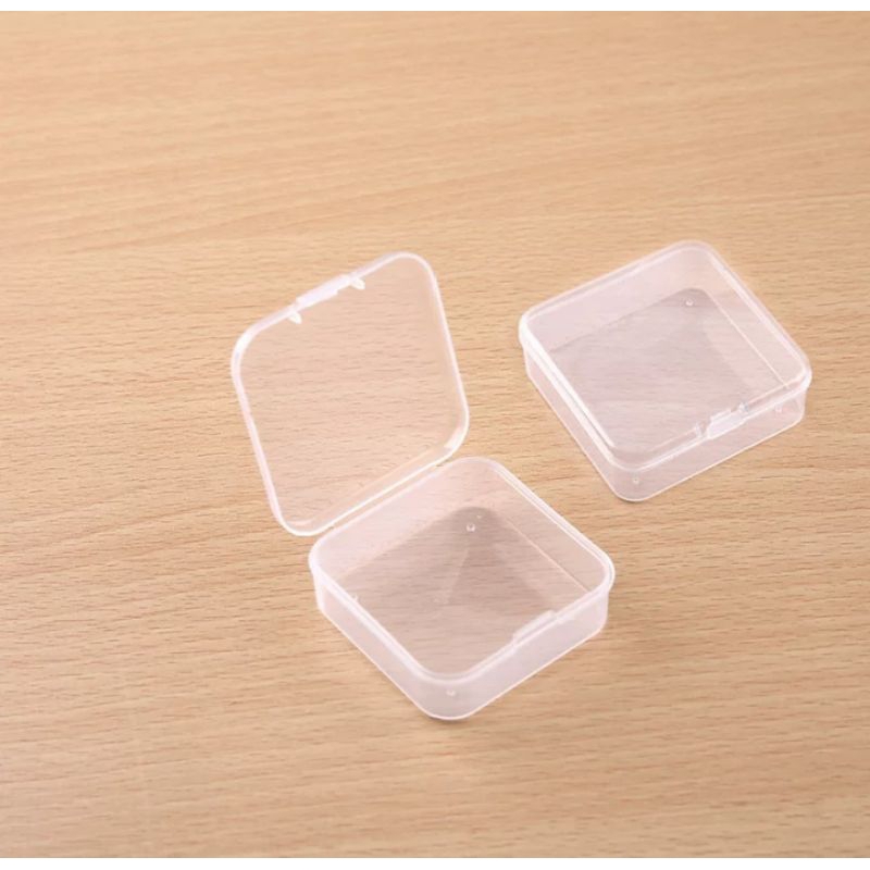 Mini Plastic Box Square Dustproof Transparent Storage Box