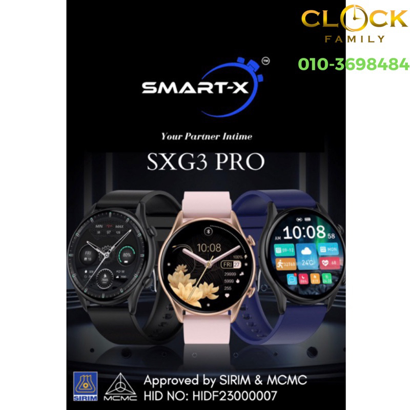 Smart Watch Smart X SXG3 Pro New Arrival Smart Watch Black Blue