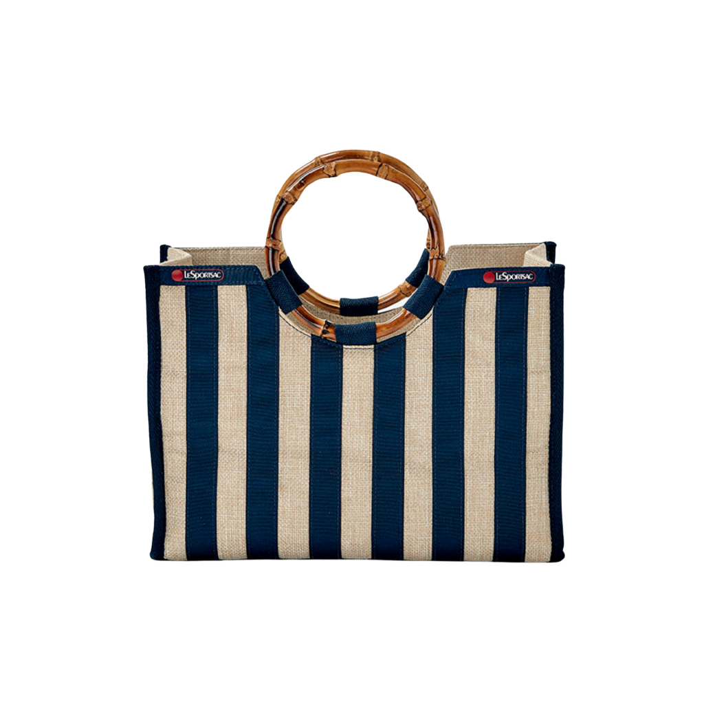 Lesportsac Mini North/South Tote - Navy Blue Solid