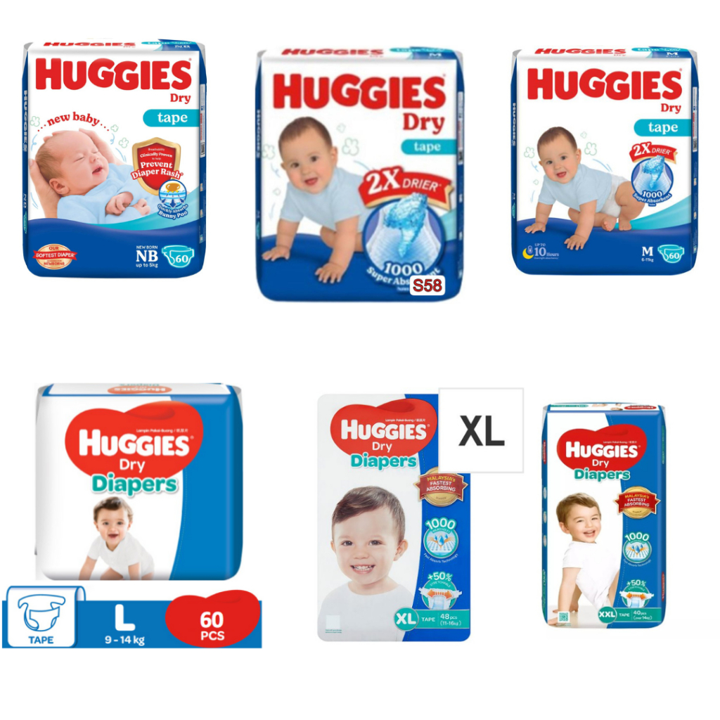 Huggies dry hot sale diapers