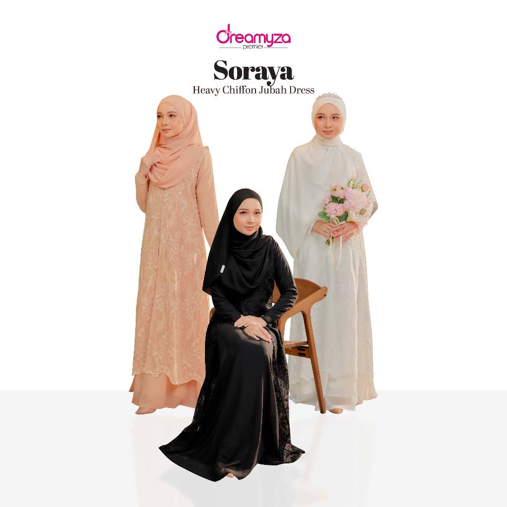 Jubah on sale chiffon exclusive