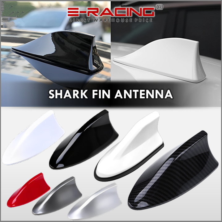 Carbon Fiber Car Shark Fin Roof Antenna Radio FM/AM Decorate