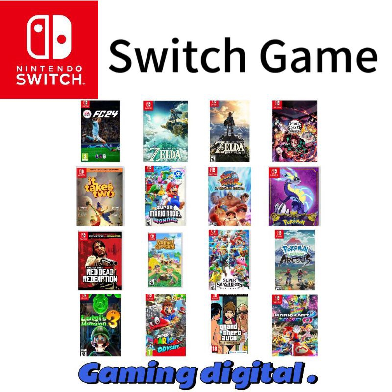 Nintendo Switch New Game Nintendo switch digital download game switch cheap game switch game murah NS Switch Game