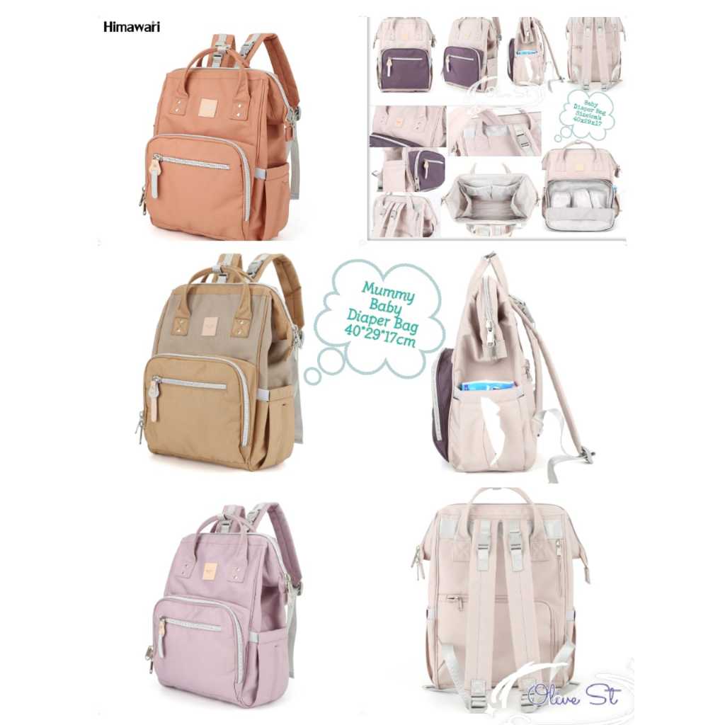 Himawari top diaper bag