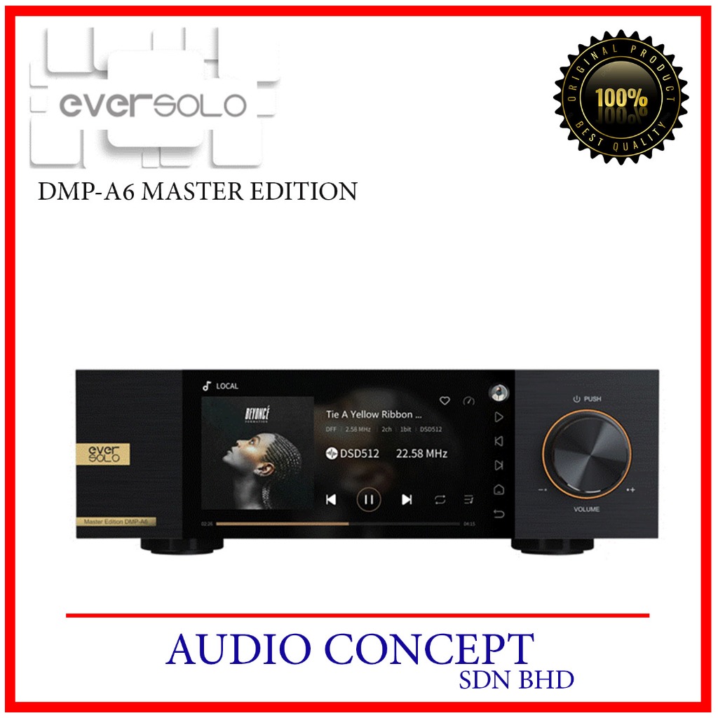 Eversolo Master Edition DMP-A6 streaming DAC and pre-amp 