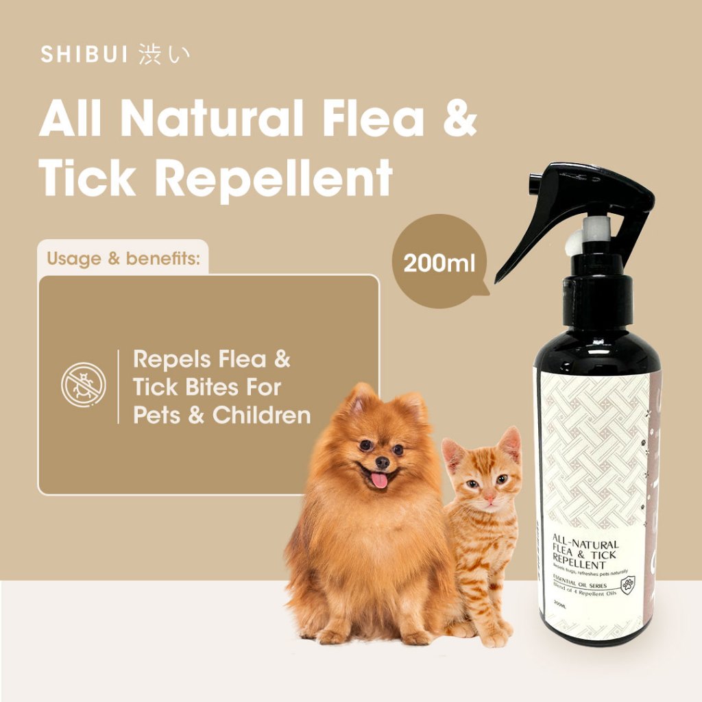 Organic flea and outlet tick repellent for dogs