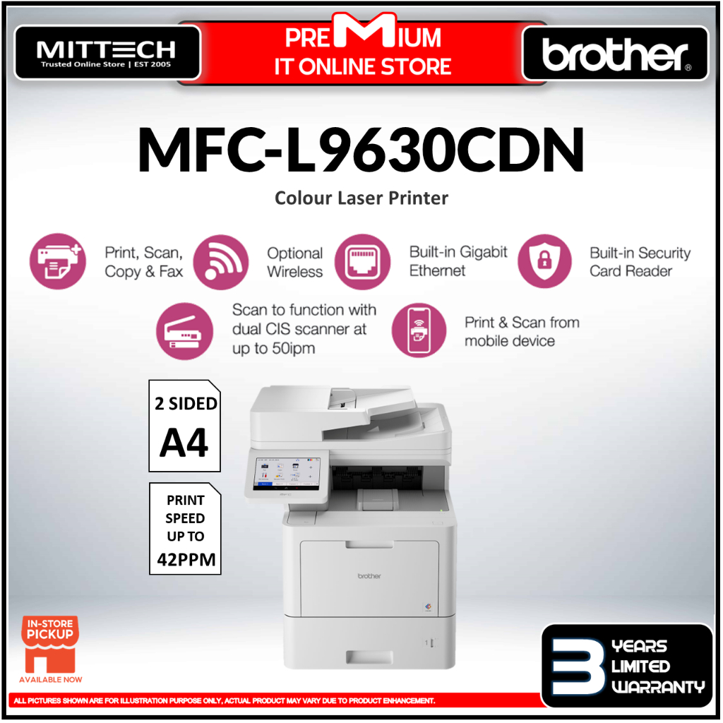 MFC-L9630CDN, Professional Colour Laser Printer