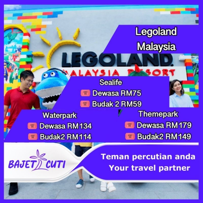 Harga hotel top legoland 2019