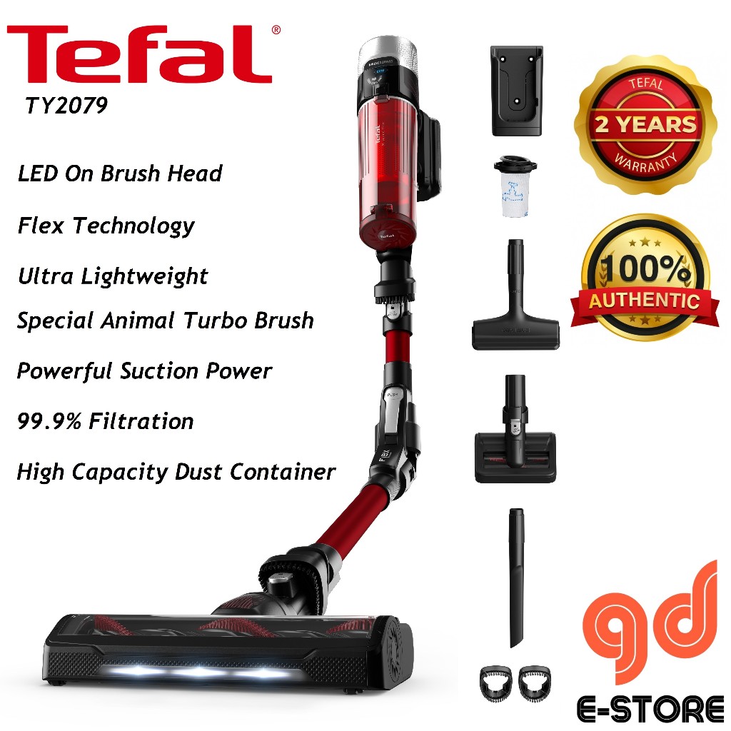 Tefal X Force Flex 9.60 Animal Care Vacuum TY2079 Shopee Malaysia