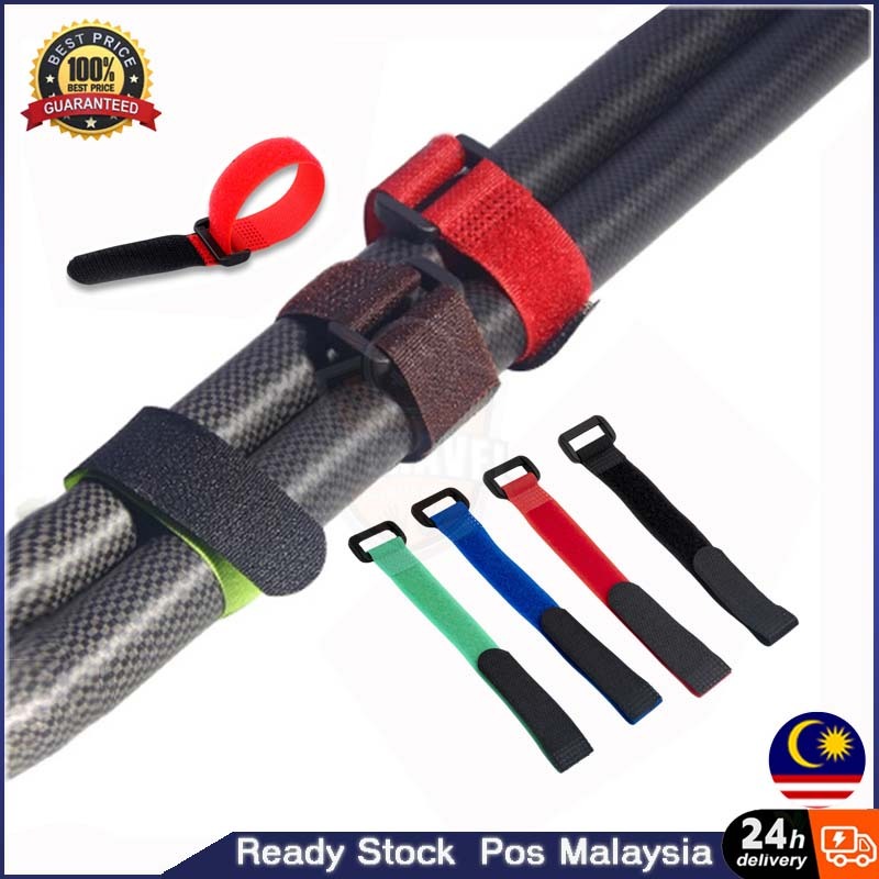 10Pcs Reusable Fishing Rod Tie Holder Strap Suspenders Fastener