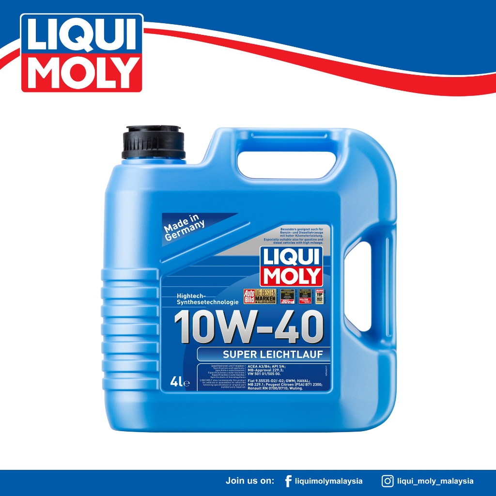 HUILE MOTEUR LIQUI-MOLY SUPER LIECHTLAUF 10W40 5L