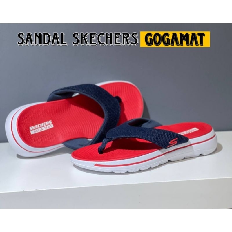 Skechers Goga Mat sandals  Sandals, Skechers, Mens flip flop