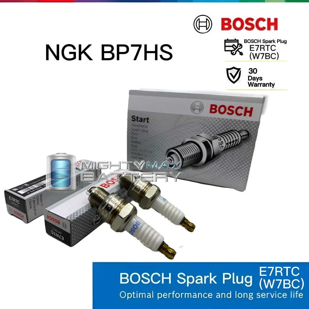 BP7HS E7RTC W7BS BOSCH SPARK PLUG PALAM PENCUCUH NGK Y80 Y100 Y110