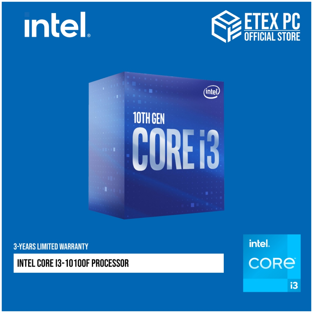 Intel CORE i3 10100F Processor 6MB Cache, Up to 4.30 GHz # LGA1200