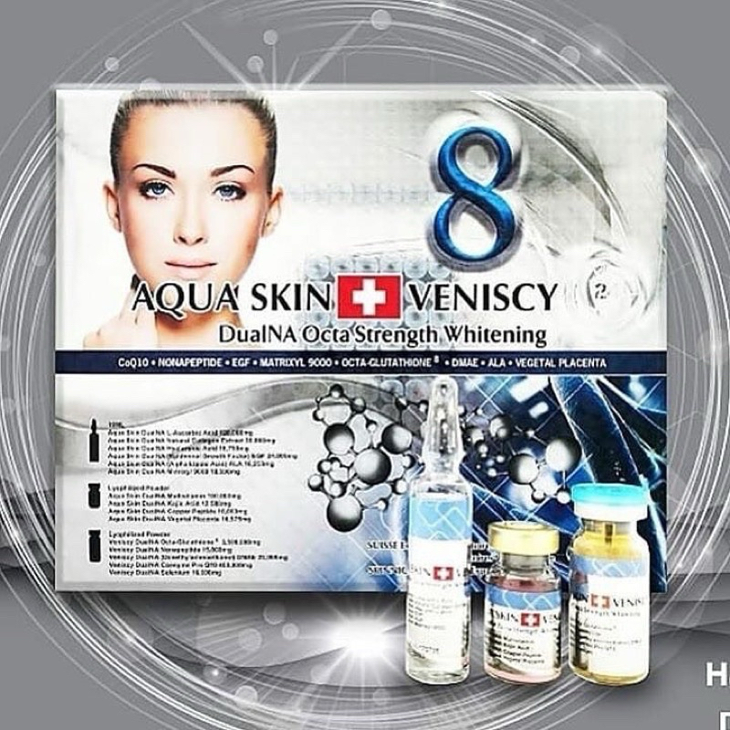 Aqua Skin Veniscy 8 Whitening Shopee Malaysia