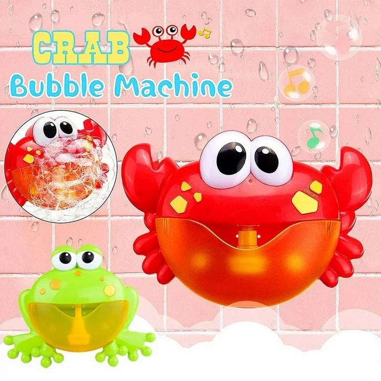 Bubble making best sale bath frog