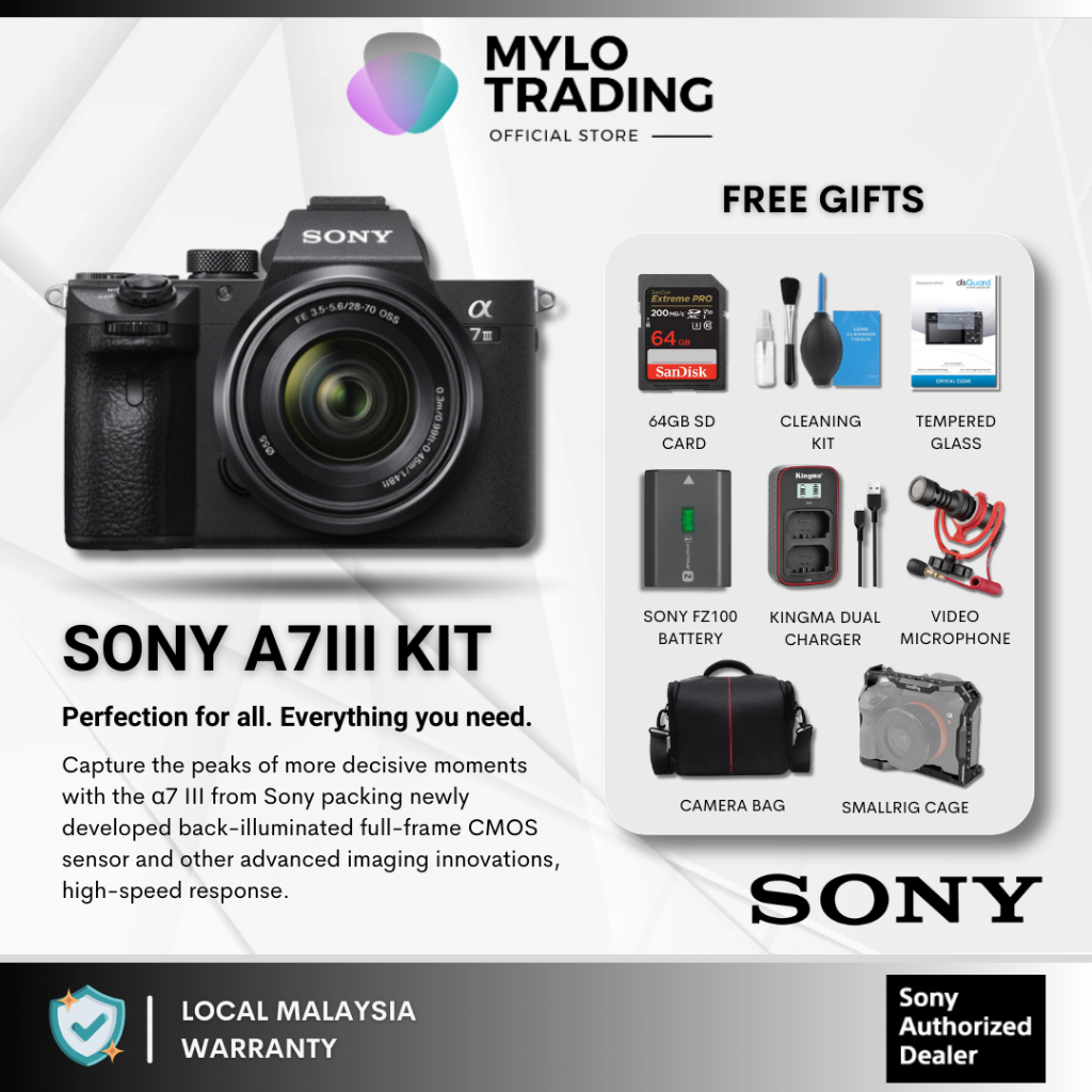 sony alpha a7iii kit