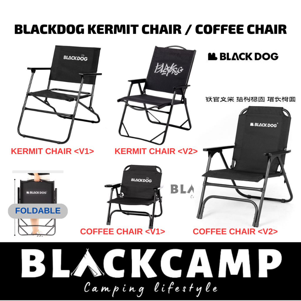 Blackdog Camping Chair Folding Foldable Kermit Chair/Coffee Chair