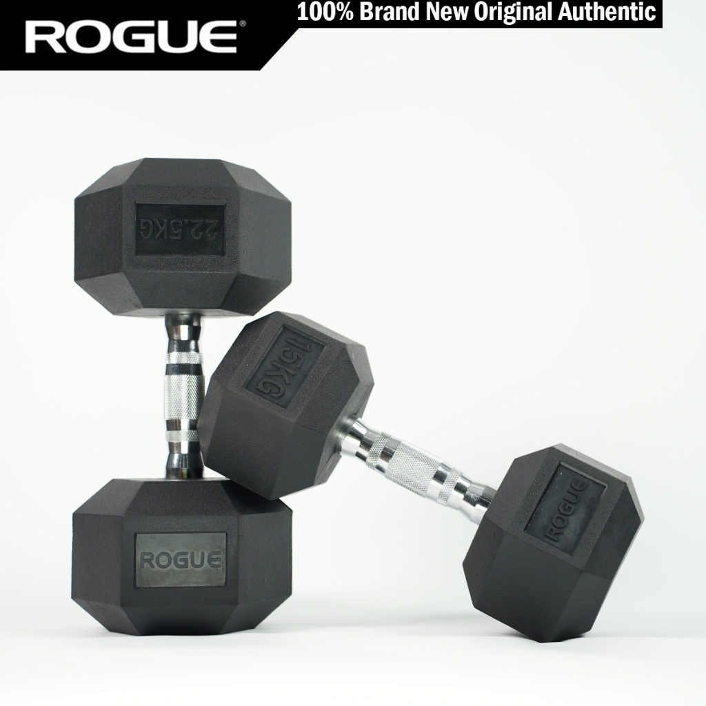 Rogue discount rubber dumbbells